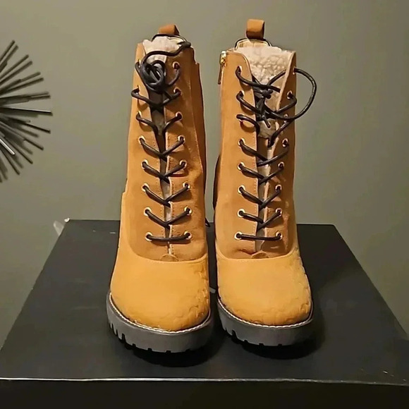 COACH HAVEN SUEDE BOOTS - Picture 1 of 10